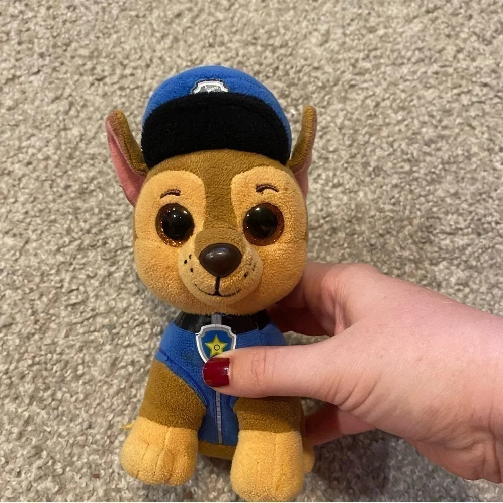 Paw Patrol Chase TY Beanie Boo Plush Stuffed Animal Dog Puppy